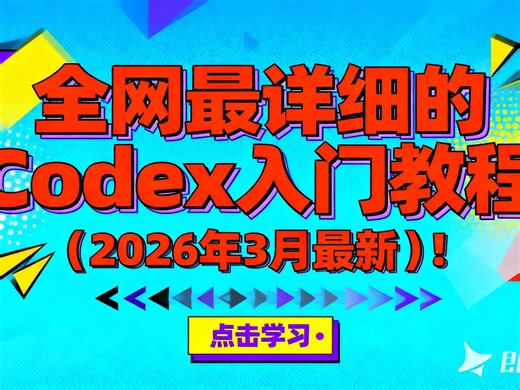给 Codex 小白用户的全网最详细教程：从 0 到 1，把 Code用起来