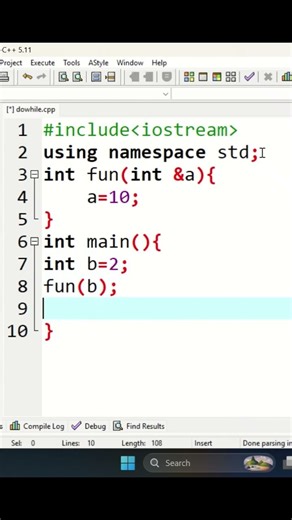 C++ Pass by Reference Explained | Why Variable Value Changes Outside Function?