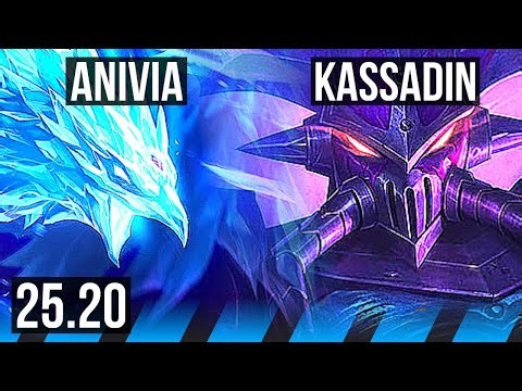 ANIVIA vs KASSADIN (MID) | 12/0/3, Legendary | EUW Diamond | 25.20