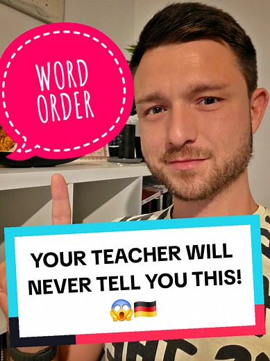 German word order finally EXPLAINED! 🚀🇩🇪 Forget the grammar charts - here's the simple anchor rule that makes everything click! 😎 #GermanWordOrder #GermanLessons #HowToLearnGerman #LearnGermanOnline #GermanTeacher