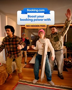 1.7K views · 673 reactions | Power up with no hidden fees at Booking.com | Booking.com | Facebook