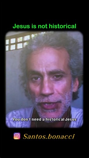 Santos Bonacci on Instagram: "The story of Jesus is NOT historical... #truth #syncretism #jesus"