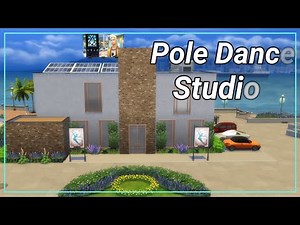 I really built a functional pole dance studio || The Sims 4
