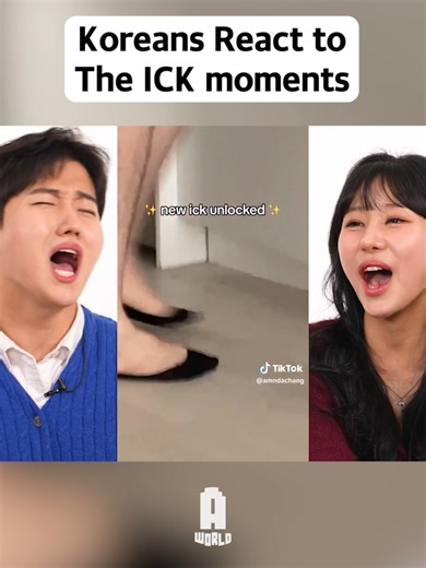 Koreans React to The ICK moments #korean #fyp #reaction #ick #couple | Korean Couple
