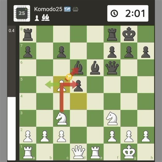 I won from komodo25 #chess #rook #viral #chessstrategies #subscribemychannel #lichesstitledarena