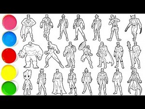 Draw 22 Legendary Superheroes in Minutes - Superman, Iron Man, Ultraman, Spider-Man & others