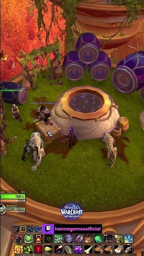 Goldenmist Grapes Housing Decor + Stone Vat treasure | World of Warcraft: Midnight