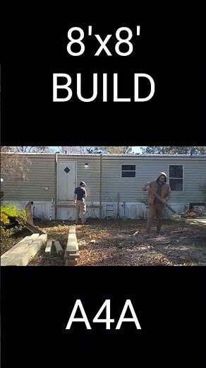 8'x8' porch build. #deckdesign #deck