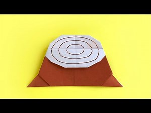 【折り紙】切り株の作り方