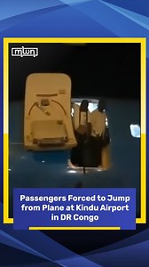 Passengers on an Air Congo flight at Kindu Airport (KND) in Maniema province were forced to jump from the aircraft to get off because no passenger stairs were available after landing. According to reports, the passengers stayed inside the plane for hours after it landed before being asked to leave in this unsafe way. #morocco #world #news #airport #moroccoworldnews | Morocco World News