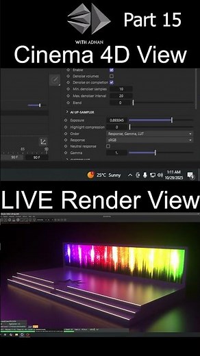 Stage 3D Modeling in Cinema 4D | 3D with Adnan Part 15 #3dwithadnan