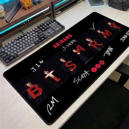 BTS Mouse Pad Large Desk Mat Kpop BTS Army Mousepad Bts Members Desk Mat Gaming Mouse Pad BTS Gift - Etsy