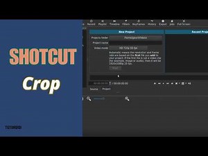 Crop Video / Image | Shotcut Video Editor Tutorial #24