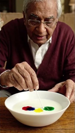 Magic Color Milk Experiment! 🎨😲