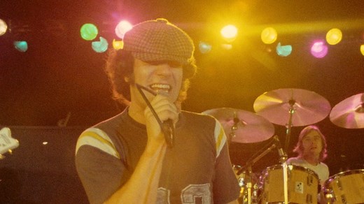 Brian Johnson “taking it all in” at the very beginning of the “Back In Black” World tour in North America in July 1980: | AC/DC