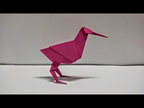 How To Make A Paper Origami Bird Sandpiper Easy Step By Step