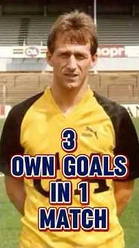 MOST OWN GOALS IN A MATCH| STAN VAN DEN BUYS #footballfacts #premierleague #footballhistory #facts