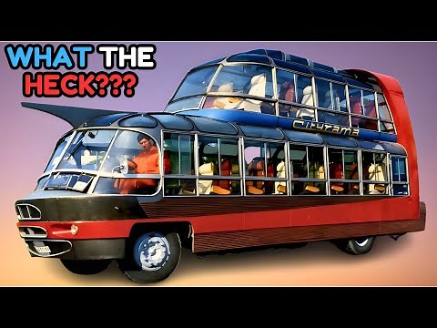 Cityrama Citroën U55: One of the Most Outlandish Buses Ever Built! [French Bus History]