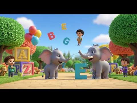 🐊 A Is for Alligator, Small and Cute! | ABC Phonics Song for Kids | A to Z Alphabet Song