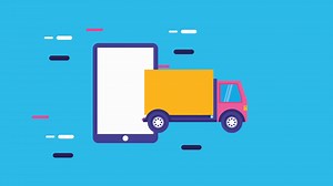 Logistic Service Animation With Smartphone Stock Footage SBV-338231528 - Storyblocks