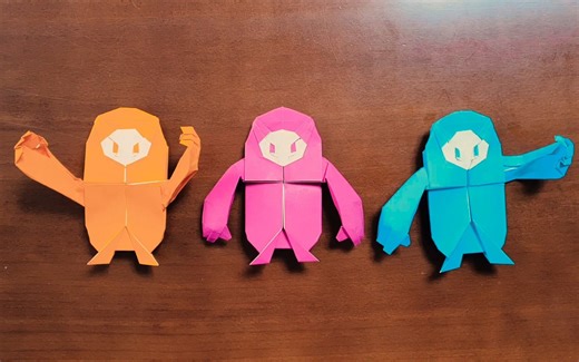 Origami Fall Guys