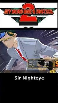 Sir Nighteye Sees the Future 🔮⚡ | My Hero One’s Justice 2 #Shorts