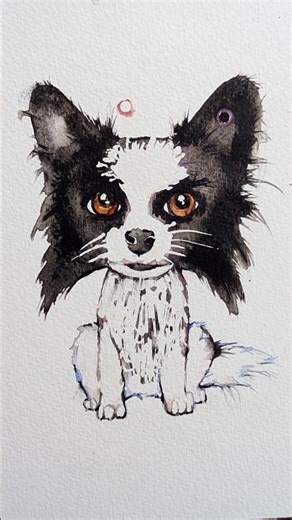 The Magic of Masking Fluid with Watercolor Painting #shorts