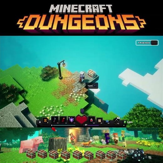 Minecraft Dungeons - All Camp Chest Locations + Secret Chest