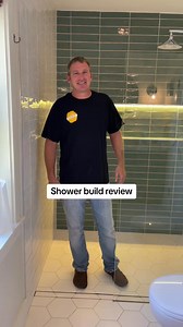 Shower build review 🤔 let me know your thoughts 🚿 #DIY #bathroommakeover #bathroomremodel #homeimprovement #bathroomremodelingteacher | Bathroomremodelingteacher