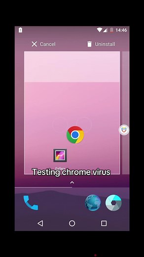 #chrome #probandovirus #malware #fyp #virustesting | virus