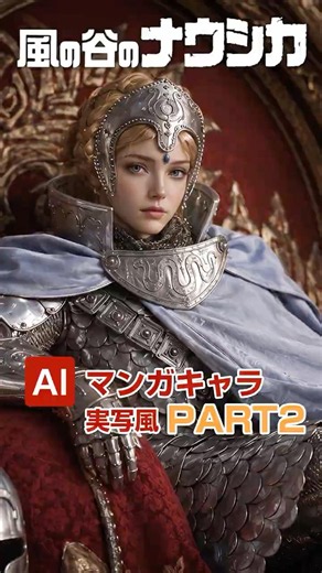 Part2【漫画版・全7巻】風の谷のナウシカ｜AI実写風マンガキャラ！Nausicaä of the Valley of the Wind – AI Live Action