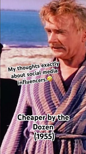 Clifton Webb and I think alike in Cheaper by the Dozen. #history #vintage #tcm #influencer #classic