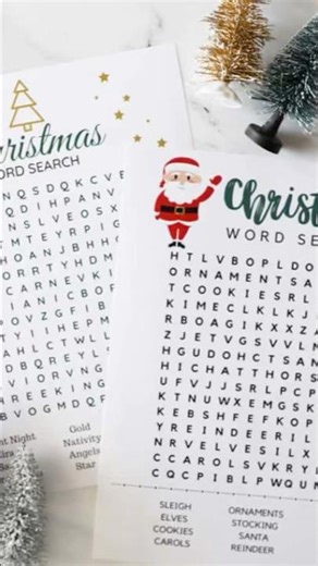 ✨FREE PRINTABLE CHRISTMAS WORD SEARCHES✨