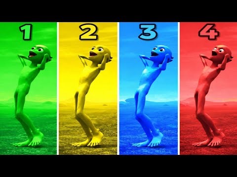 Top dancing aliens: colourful animation for kids