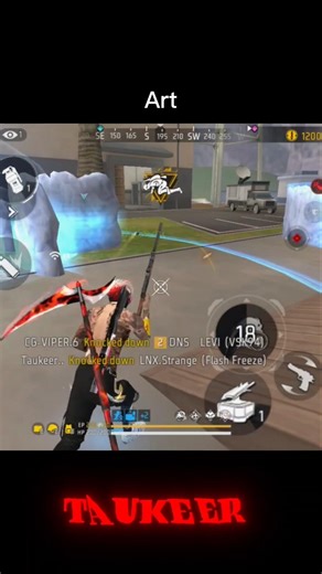 NADING ART IN FF ESPORTS 🔥💥 #freefirenader #garenafreefire #shorts