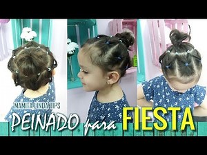 PEINADO PARA NIÑA ELEGANTE PARA FIESTA | FACIL | MAMITA LINDA TIPS