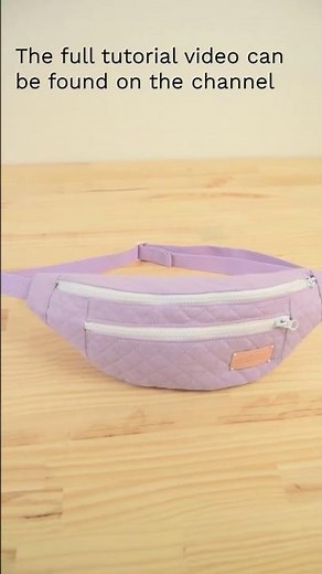 Sew a Fanny Pack / Waist Bag - PDF pattern #diy #sewingdiy #sewing #sewingpattern #sewingtutorial