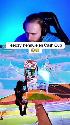 Teeqzy s’ennuie en cash cup 😱😭 #fortnite #fortniteclips #teeqzy #cashcup #competitive