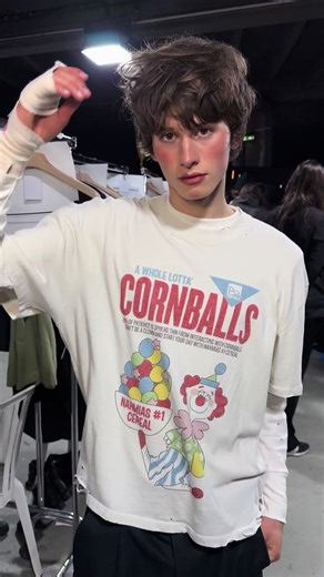 Look who we found backstage at Nahmias 👀 @josi #nahmias #tiktokfashion #backstage #pfw