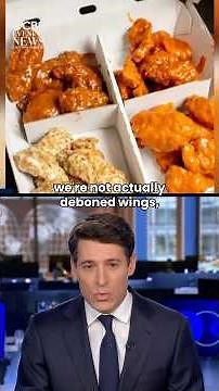 Judge says lawsuit over Buffalo Wild Wings boneless wings has "no meat on its bones" #shorts