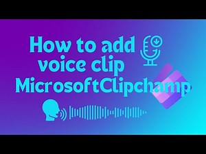How to add an audio in Clipchamp videos