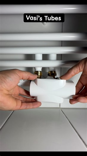 How to install a towel radiator thermostatic head valve #plumbing #plumber #plumbers #plumbinglife #construction #hvac #heating #plumbingservices #electrical #electrician #contractor #draincleaning #tools #plumbingrepair #plumberslife | VF Plumber