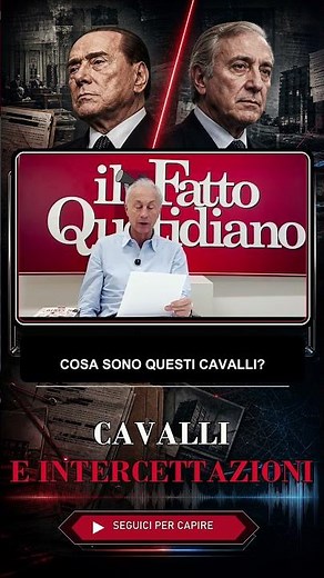 The Mangano case according to Travaglio: Berlusconi and Dell’Utri at the center