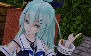 【Minecraft自定义史蒂夫】不知为何就有了这样的念头 miku的山风Cosplay CustomSteve mod