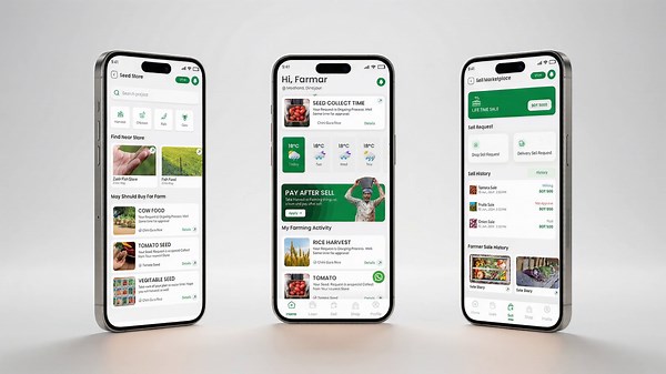 AgriTech Mobile App — Farmer Dashboard & Marketplace