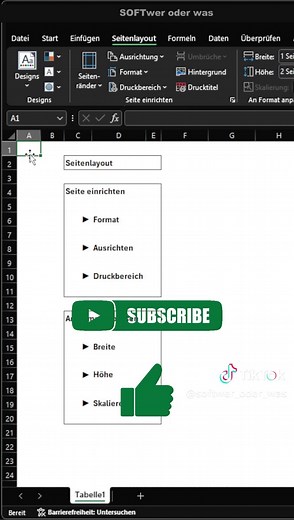 Excel Druckseiten richtig einstellen – So klappt's!