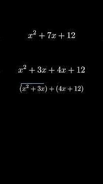 Factoring quadratic polynomials