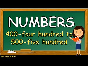 NUMBERS 400 to 500 || MATH