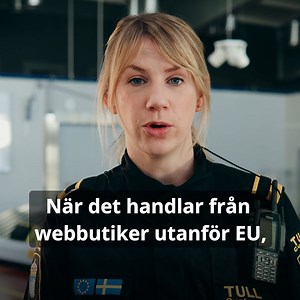 Shoppar du mycket på nätet? Då behöver du ha koll på det här om du beställer från en webbutik utanför EU: 📌Du betalar alltid moms (vanligtvis 25 %) 📌Tull och moms betalar du om varorna tillsammans är värda mer än 1 800 kronor Beställer du från en webbutik från ett annat EU-land betalar du inga avgifter. Dela gärna till någon som du tror behöver ha koll på detta! | Tullverket