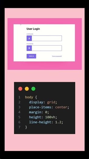 Login form using HTML CSS and JavaScript 🩷...........#development #webdesign #html #css #virals